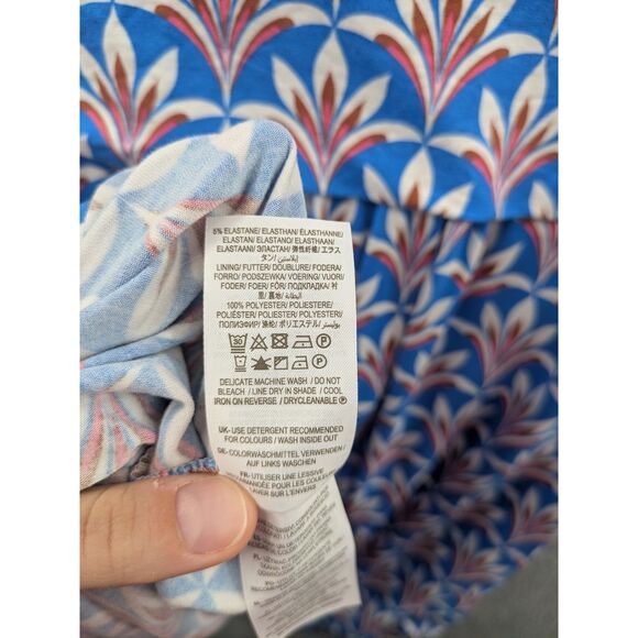 Boden Effie V-Neck Stretch Jersey Faux Wrap Dress Women's size 16 Style J0585 - Picture 14 of 14